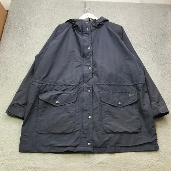 Woolrich Jackets & Blazers - Woolrich 8377 Flannel Wool Lined Parka Jacket Hoodie Womens XL Long Sleeve